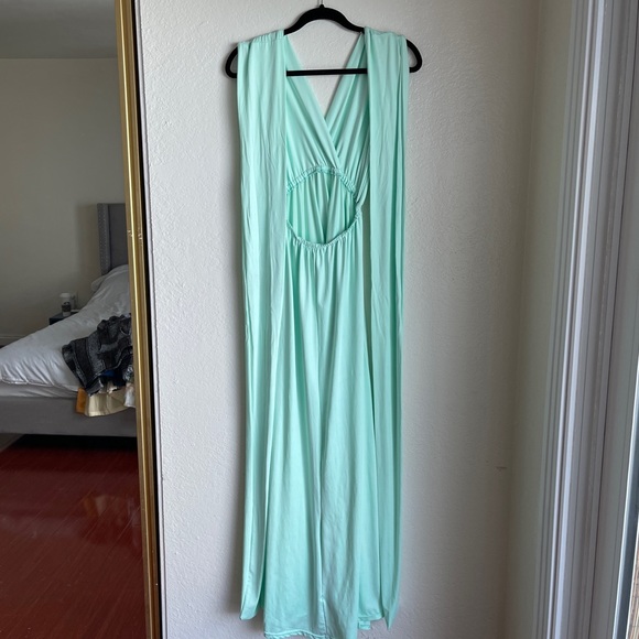 Multi Way Dress for Special Occasions Long Mint Green Color - Picture 10 of 10
